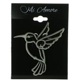 Birds Brooch-Pin Silver-Tone Color  #LQP621