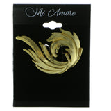 Gold-Tone Metal Brooch-Pin #LQP651