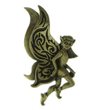 Fairy Brooch-Pin Gold-Tone Color  #LQP734