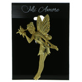 Fairy Brooch-Pin Gold-Tone Color  #LQP773