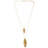 Adjustable Length Layered-Necklace Gold-Tone Color  #3278