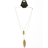Adjustable Length Layered-Necklace Gold-Tone Color  #3278