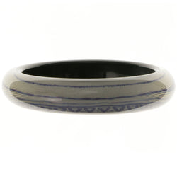Blue & White Colored Acrylic Bracelet #3254