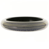 Blue & White Colored Acrylic Bracelet #3254