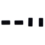 Magnetic Clasp 2 Hole Matte Black Sets Of 10 MC01