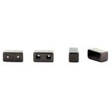 Magnetic Clasp 2 Hole Gunmetal Gray Sets Of 10 MC02