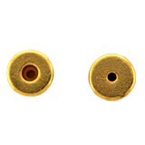 6mm Barrel Magnetic Clasp Set Of 10 Goldtone MC13