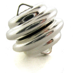 11mm Magnetic Clasp Set Of 12 Maglok Silverplate Loop MC28