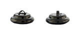 11mm Magnetic Clasp Set Of 12 Maglok Black Loop MC29 - Mi Amore