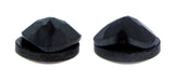 8mm Magnetic Facet Heart Earrings ME02 - Mi Amore