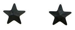 Small Star Magnetic Hematite Earring ME04