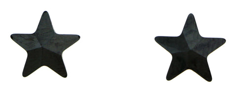 Small Star Magnetic Hematite Earring ME04