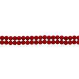 6mm Magnetic Enamel Red Round MEN01