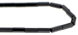 5X12mm Magnetic Hematite Hexagon Tube Mh18 - Mi Amore