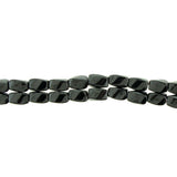 4X7mm Magnetic Hematite Twist Mh21