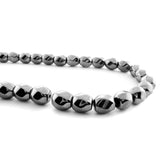 8X8mm Magnetic Hematite Hex Twist Mh24