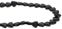 8mm Magnetic Hematite Puff Heart Mh26 - Mi Amore
