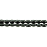 6X9mm Magnetic Hematite Rice/Oval Mh37