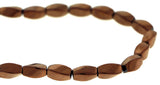 6X12mm Magnetic Hematite Bronze Twist Mh49 - Mi Amore