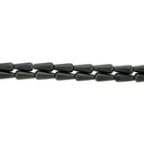 6X12mm Teardrop Magnetic Hematite Mh56