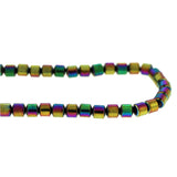 6mm Magnetic Hematite Rainbow Drum Mh58