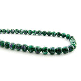 6mm Magnetic Marble Round Green/White MM08