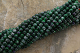 6mm Magnetic Marble Round Green/White MM08