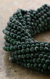 6mm Magnetic Marble Round Green/White MM08