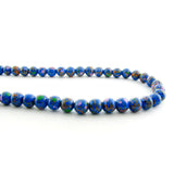 6mm Magnetic Marble Round Blue MM09