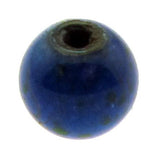 6mm Magnetic Marble Round Blue MM09