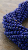 6mm Magnetic Marble Round Blue MM09