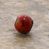 6mm Marbelized Red Magnetic Round MM15