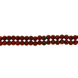 6mm Marbelized Red Magnetic Round MM15