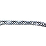 6mm Magnetic Pearl Lt Steel Blue Round MP28