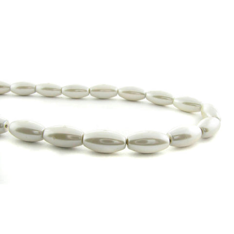 6X12mm Magnetic Pearl Rice/Oval MP37