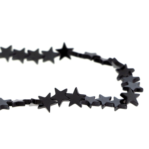 Non-Magnetic Hematite Star Beads NMH18