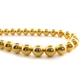 8mm Powerball Beads Gold Plated Round 50Pc PBM01