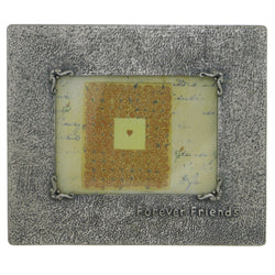Forever Friends Holds approx. 3.25x2.25in Photo Picture-Frame Pewter Color  #PF58