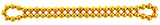 8mm Powerball Beads Gold Plated Round 50Pc PBM01 - Mi Amore