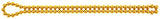 6mm Powerball Beads Gold Plated Round 100Pc PBM02 - Mi Amore