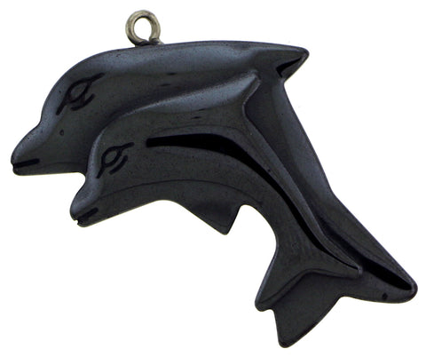 Double Dolphin Pendant PT04
