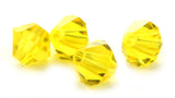 4mm Swarovski Crystals Citrine S4C19 - Mi Amore