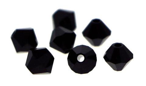 4mm Swarovski Crystals Jet S4C23 - Mi Amore