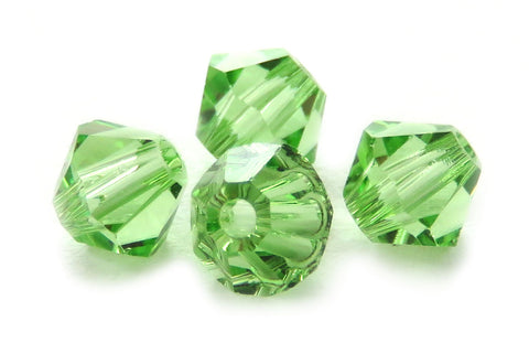 4mm Swarovski Crystals Peridot S4C41 - Mi Amore