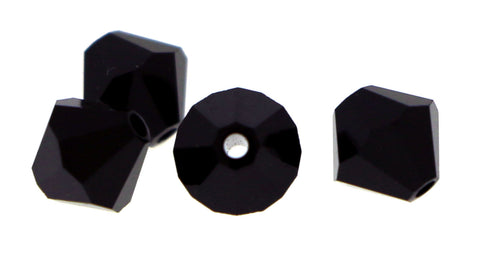 6mm Swarovski Crystals Jet S6C25 - Mi Amore