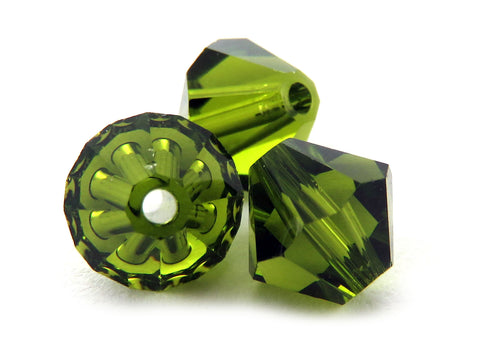 6mm Swarovski Crystals Olivine S6C26 - Mi Amore