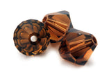 6mm Swarovski Crystals Smoked Topaz S6C31 - Mi Amore