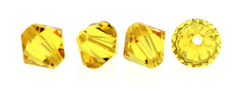 6mm Swarovski Crystals Lt Topaz S6C33 - Mi Amore