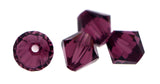 6mm Swarovski Crystals Amethyst S6C36 - Mi Amore