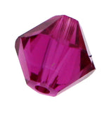 6mm Swarovski Crystals Fuchsia S6C39 - Mi Amore